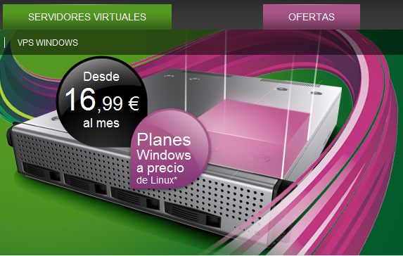 Servidor virtual webfusion